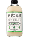 Ficks Margarita Premium Cocktail Mix 3Pack  Real Lime Juice  Agave Makes 10 Drinks per Bottle All Natural Low in Sugar  Calories  Perfect with Tequila or Mezcal