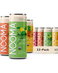 NOOMA Organic Sport Energy Drink  Organic Pre Workout Drink with 120mg Caffeine  Healthy Energy Drink with Adaptogens  Electrolytes  Organic Energy Drink with No Added Sugar Only 15 Calories  Pack of 12 Pre Workout Drinks 12oz  Variety