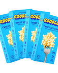 Goodles Twist My Parm Mac  Cheese 4 Pack 6oz  14g Protein 6g Fiber with Prebiotics 21 PlantBased Nutrients and Made wREAL Cheese  Clean Label Certified