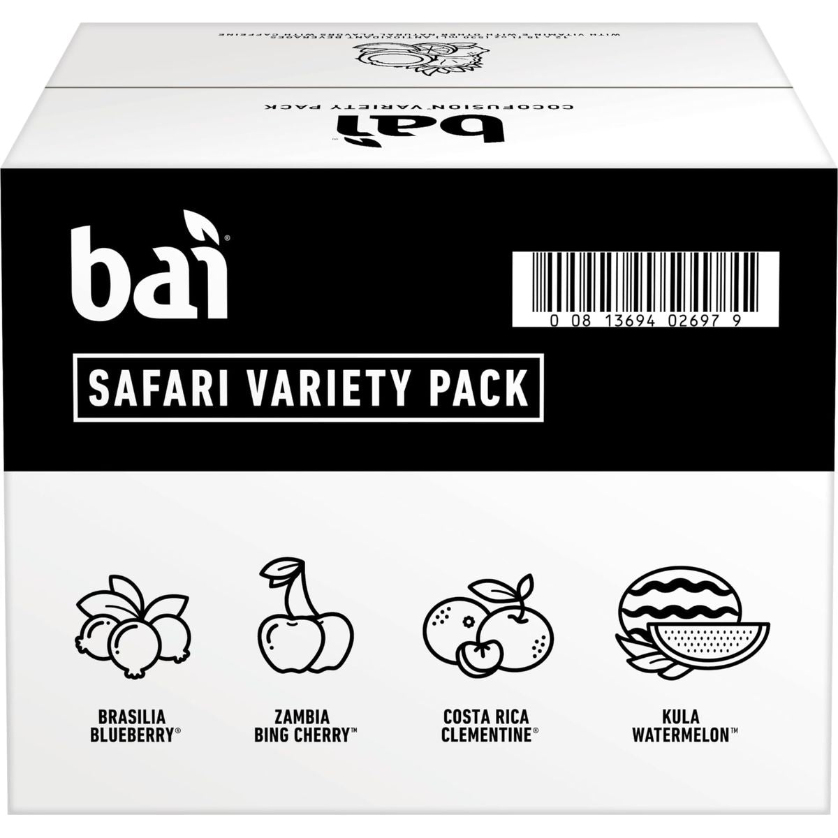 Bai Flavors Variety Pack Antioxidant Infused Water Beverage with Vitamin C and No Artificial Sweeteners 18 fl oz bottles 12 pack