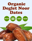 Food to Live Organic Deglet Noor Dates 7 Pounds  Pitted NonGMO Soft  Juicy Unsulfured Raw Dried Fruit No Sugar Added Vegan Kosher Paleo Sirtfood Bulk Good Source of Dietary Fiber