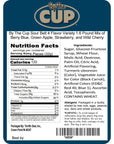 By The Cup Sour Belt 4 Flavor Variety 16 Pound Mix of Berry Blue Green Apple Strawberry and Wild Cherry