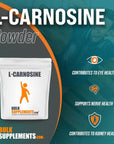 BulkSupplements.com L-Carnosine Powder Eye Supplement - 50 Grams