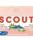 SCOUT Wild Tuna in Olive Oil  MSC Certified Responsibly Sourced Seafood Tin  Wild Albacore Tuna in BPAFree Recyclable Cans Pack of 1 x 90g tin