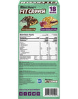 FITCRUNCH Protein Bars Snack Size Variety Pack Gluten Free 18 Bars Mint Chocolate Chip  Peanut Butter Jelly