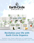 Earth Circle Organics Pure Coconut Water Powder  Hydration  Energy and Electrolyte Supplement  No Additives or Added Sugar  Vegan  Gluten Free  8oz