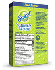 Sunkist Soda Lemon Lime Singles To Go Drink Mix 053 OZ 6 CT Pack of 4