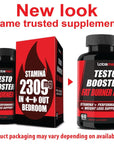 LABSMEN Testosterone Booster for Men (Test Booster) As Testosterone Supplement for Men w/Natural Stamina, Endurance & Strength - 60 Tablets (1)