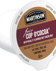 Martinson Cup OCocoa Hot Cocoa Beverage Keurig KCup Brewer Compatible Pods 24 Count Pack of 1