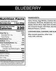 RXBAR A.M. Protein Bars, Gluten Free Snacks, Breakfast Snacks, Blueberry (6 Boxes, 30 Bars)