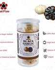 Nat Flav Multiclove Black Garlic 88 Oz 250g Whole Bulbs Fermented for 90 Days NonAdditives High in Antioxidants Ready to Eat