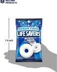 Sugar Free Lifesavers Mints  Bags of Sugar Free Lifesaver Mints  Life Savers Pep O Mint  Bundle with Ballard Products Pocket Bag 2 Pack