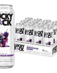 LUCKY F*CK Zero Sugar Energy Drink - 19.2 Fl Oz Cans (Pack of 12)