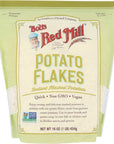 Creamy Potato Flakes One16 oz Resealable Bag of Bobs Red Mill Potato Flakes Instant Mashed Potatoes