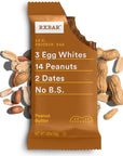 RXBAR Protein Bars, 12g Protein, Gluten Free Snacks, Peanut Butter (6 Boxes, 30 Bars)