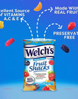 Welch's Fruit Snacks, Mixed Fruit, Gluten Free, Bulk Pack, 1.55 oz Individual Single Serve Bags (Pack of 144)