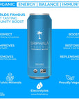 Sriphala Mineral Rich Nutritious Coconut Water Organic  with Fulvic Acid  Electrolyte Water  NonGMO Keto GlutenFree No Sugar Added Tasteful Vitamin Water Energy Quench 1332 Fl Oz12pack