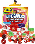 LifeSavers Hard Candy Assorted Individully Wrapped Bulk 18 Lbs 10 FLAVOR MEGA ASSORTMENT Watermelon Pineapple Cherry Apple Mango Fruit Punch Strawberry Raspberry Grape  Tangerine SameDay Shippers offers Free Pen