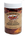 The Dutch Kettle Polish Sausage Pickled Smoked Home Style 28 Oz Jars