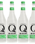 Q Mixers Ginger Ale Soda Premium Cocktail Mixer Made with Real Ingredients 750ml Bottles  4 PACK