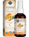 Garden of Life Organics Vitamin C for Kids and Adults, Organic Vitamin C Spray for Skin Health - Orange Tangerine, Vitamin C Supplement Antioxidant for Immune Support, 2 fl oz Liquid Drops