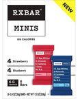 RXBAR Minis Protein Bars, Gluten Free Snacks, Breakfast Snacks, Variety Pack, 7.3oz Box (8 Bars)