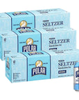 Polar Seltzer Water Original 100 Natural Sparkling Soda Beverage Soft Drink Cans  3 Cases 36 Pack