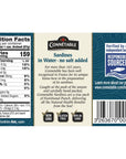 Sardines  Connetable  Sardines in Water  No salt added  4375 Ounce  Pack of 12