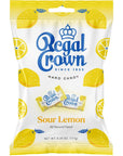 Regal Crown Sour Lemon Hard Candy  Old Fashioned Sour Lemon Candy  Traditional Lemon Candy Brought To You By Iconic Candy  625oz Peg Bag 1