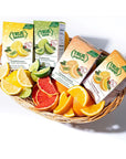 True Citrus Variety Pack  Natural Water Flavoring Packets with True Lemon True Lime True Orange True Grapefruit  100 Count Total with 25 counts of each Lemon Lime Orange Grapefruit