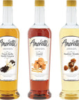 Amoretti Premium Syrups Classic 3 Pack 750ml