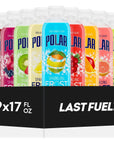 Polar FROST Caffeinated Sparkling Water -  12 fl oz Cans - 9-Pack