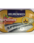 Delmonaco Sardines in Spicy Oil with Easy Opening - 125 gm