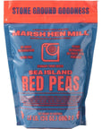 Marsh Hen Mill Sea Island Red Peas Premium Quality Pure Heirloom Red Cowpeas for Southern Cooking High Fiber Nutrient Rich Legumes Ideal for Hoppin John  More  Non GMO All Natural Ingredients 24 oz