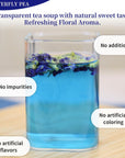 Natural Butterfly Pea Flower Tea Premium Dried Butterfly Pea Flower for Blue  Purple Drinks and Food Coloring vF±53oz300g