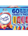 Crystal Light Powdered Drink Mix Variety Pack - 60 Count