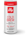 illy Ready To Drink Coffee  Cold Brew Cans  100 Arabica Coffee  Smooth  Refreshing Taste  Convenient Easy to Carry Coffee Drink  85 oz 12 Pack