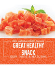 Dried Papaya Chunks 1 Pound Dried Papaya Fresh Paw Paw Tree Diced Papaya Fruit Lightly Sweetened All Natural NonGMO 16 Ounces