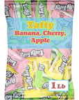 Taffy Candy Variety Pack Apple Cherry Banana 1 Pound16 Ounce 46 Pieces