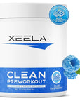 XEELA Organic Pre Workout Powder: Clean Preworkout for Men & Women