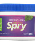 Spry Xylitol Mints  Berry Blast  240 Count