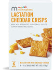 Munchkin® Milkmakers® Lactation Cheddar Crisps for Breastfeeding Moms with Oats and Flax, 6 Count