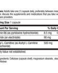 Country Life Acetyl L-Carnitine Caps, with Vitamin B-6 to aid in Utilization, 500mg, 120 Vegan Capsules, Certified Gluten Free, Certified Vegan, Certified Halal