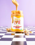 Spread The Love NAKED Organic Peanut Butter, 16 Ounce (Organic, All Natural, Vegan, Gluten-free, Creamy, Dry-Roasted, No added salt, No added sugar, No palm oil) (1-Pack)