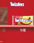 TWIZZLERS Filled Twists Sweet  Sour Candy Bags 11 oz 12 Count