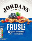 Jordans Blueberry Frusli Bar - 6 X 30 Gms