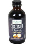 Frontier Coop Coconut Flavor 2 Ounce Glass Jar Non Alcoholic Add Tropical Twist to Baked Treats Frostings and Smoothies