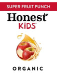 Honest Kids Certified Organic Fruit Quencher Superfruit Punch 675Ounce Pouch  pack of 8 54 oz in total