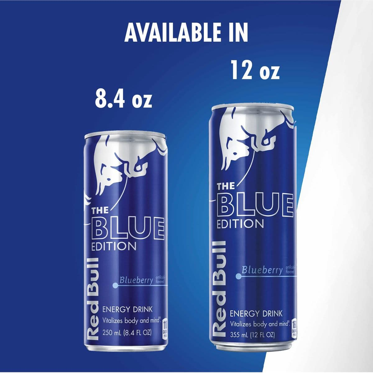 Red Bull Blueberry Blue Edition Energy Drink 84 Fl Oz Cans 4 Pack