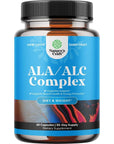 Pure Alpha Lipoic Acid Supplement with Acetyl L-Carnitine